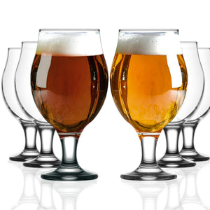 HELDENA Angelina Biergläser 570 ml – 6er Set aus Glas