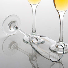 6er Set Prosecco Gläser für moderne Tischkultur