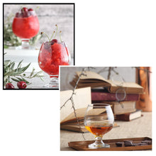 Transparentes Glas Set für Cognac Brandy Cocktails und Softdrinks