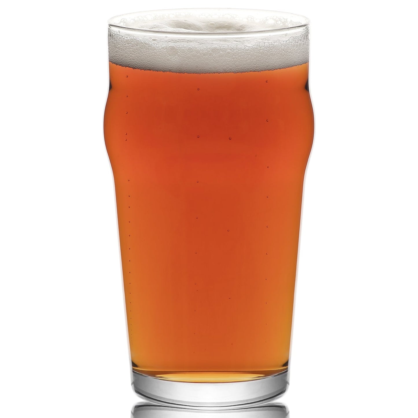 Klassisches Nonic Bierglas 570 ml Detailansicht für Biergenuss und Hausbar