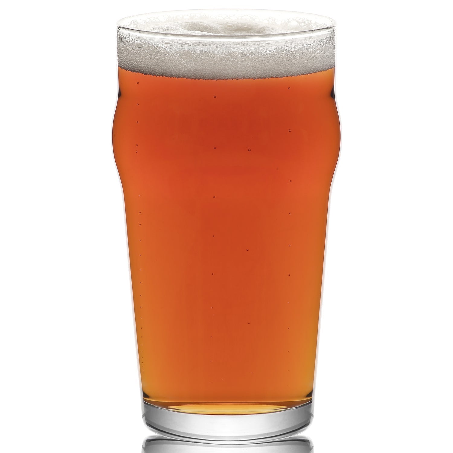 Klassisches Nonic Bierglas 570 ml Detailansicht für Biergenuss und Hausbar