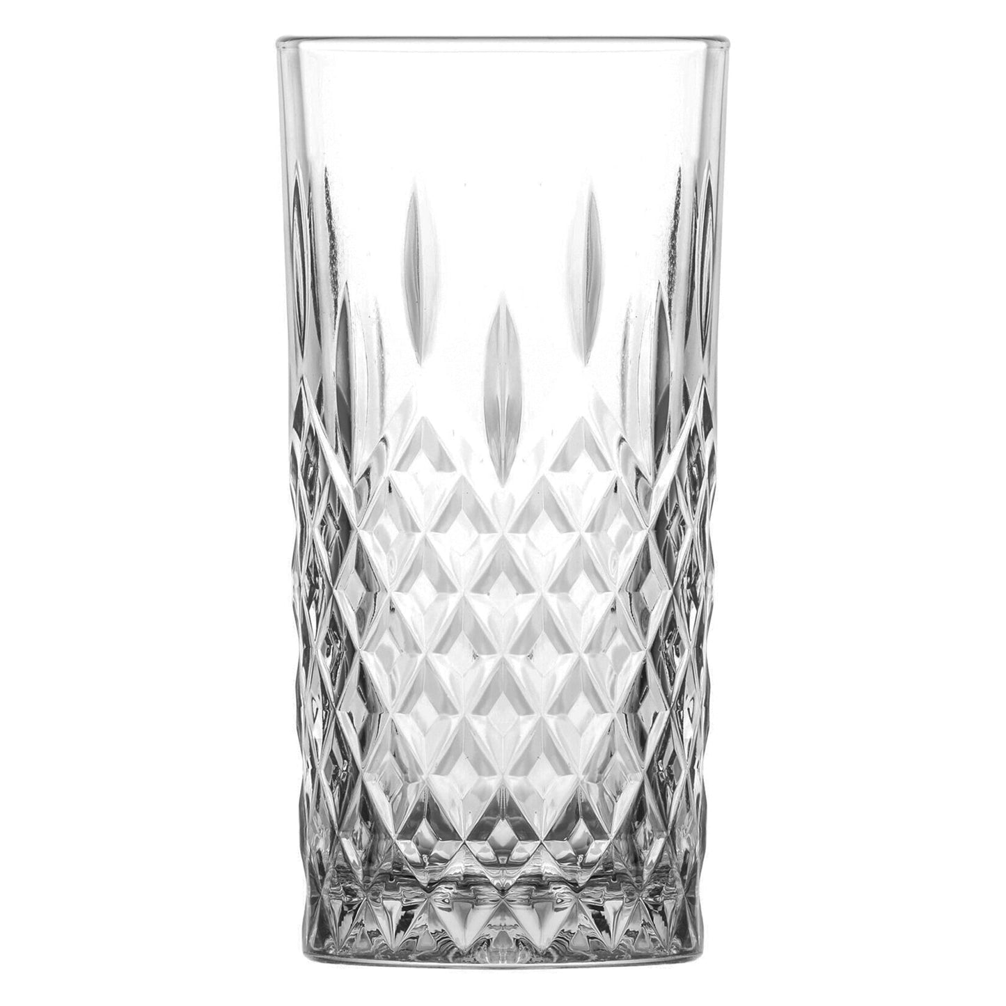 LAV Odin Glas 355 ml seitliche Ansicht schlichte transparente Form