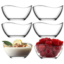 HELDENA Vira Glasschalen 215 ml für Dessert, Obst, Joghurt und Snacks