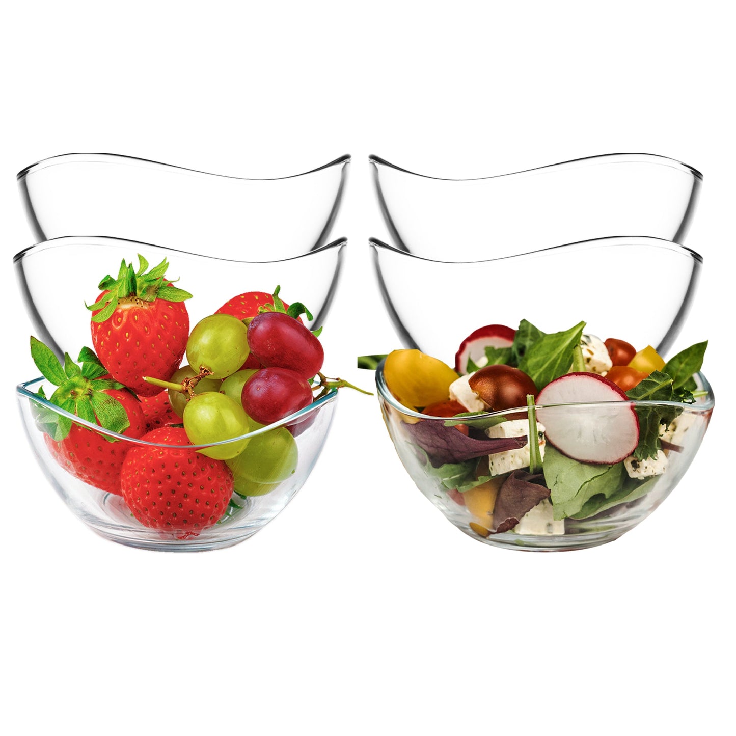 Kleine Dessertschalen 215 ml 12 Stück als Geschenkidee für Einzug und Küche