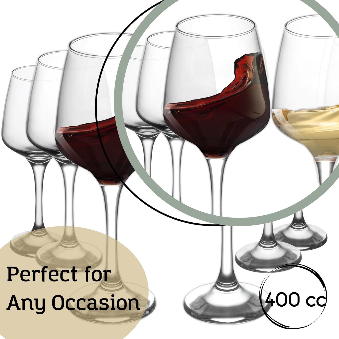Allzweckglas LAV Lal 400 ml für Cocktail Saft Wasser und Limo
