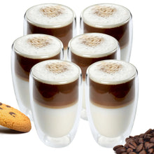 Nordic Schiller Thermoglas 450 ml transparent für Latte Macchiato und Eiskaffee