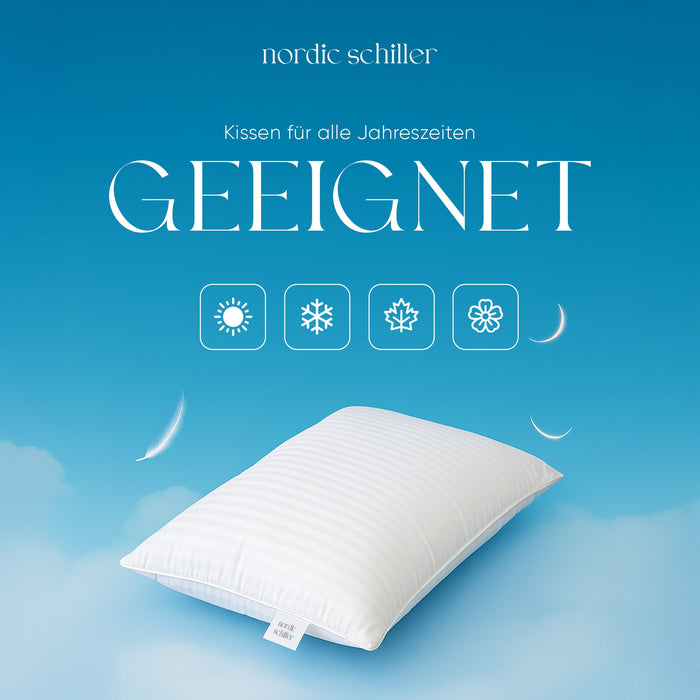 HELDENA Oppo Kopfkissen für ganzjährige Nutzung im Schlafzimmer