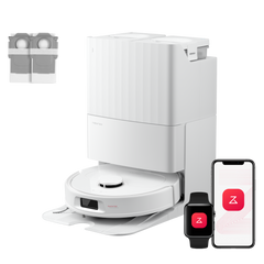 Roborock QV 35A Set weißer Saugroboter mit Multifunktionsdock
