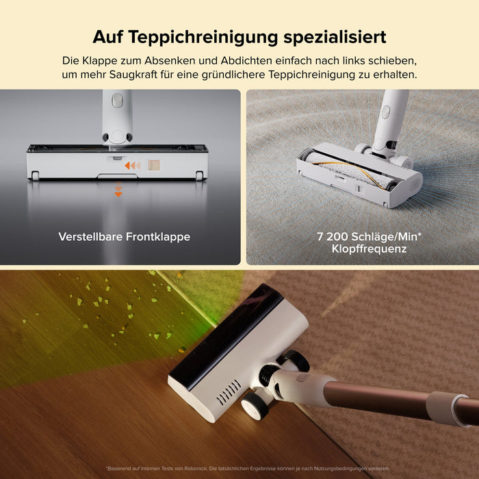 Roborock H60 Hub Absaugstation und Handgerät für flexible Reinigung im Haushalt