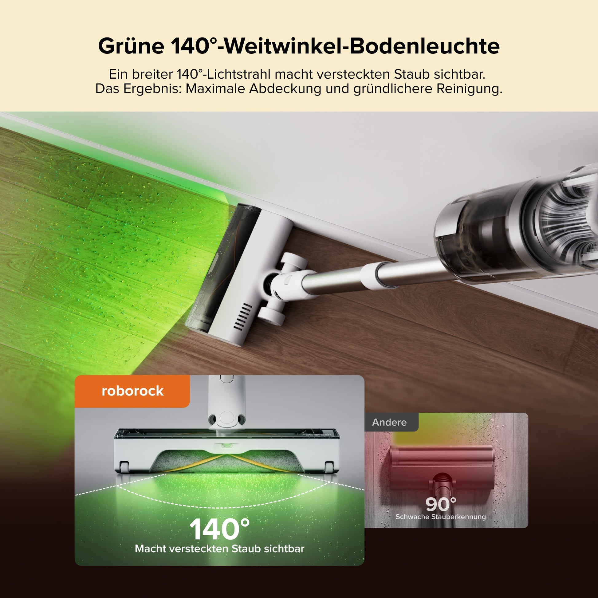 Roborock H60 Hub wechselbarer Akku Budget-Modell Ladestation