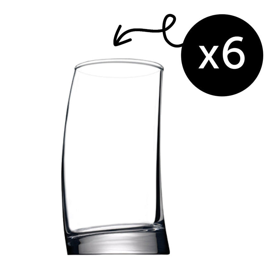 Trinkglas 390 ml transparent für Cocktails und Gäste