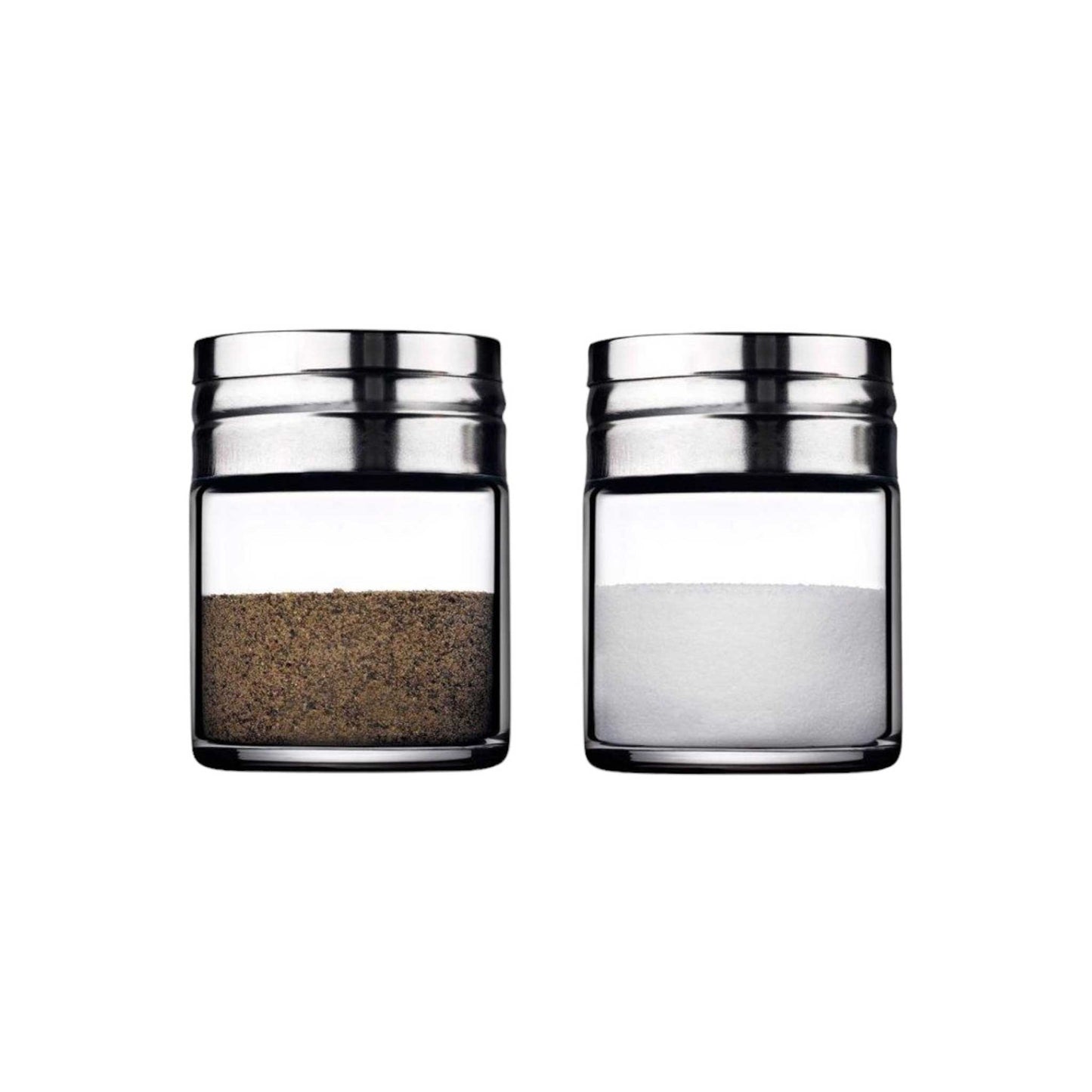 HELDENA Basic Salz- & Pfefferstreuer 110 ml – 2er Set aus Glas