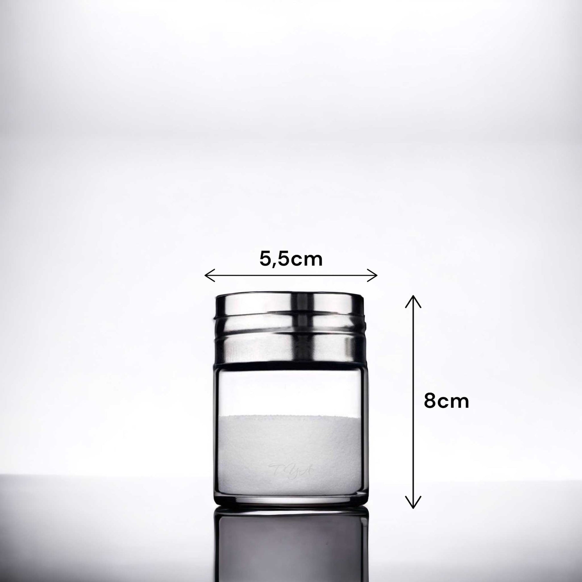HELDENA Basic Salz- & Pfefferstreuer 110 ml – 2er Set aus Glas