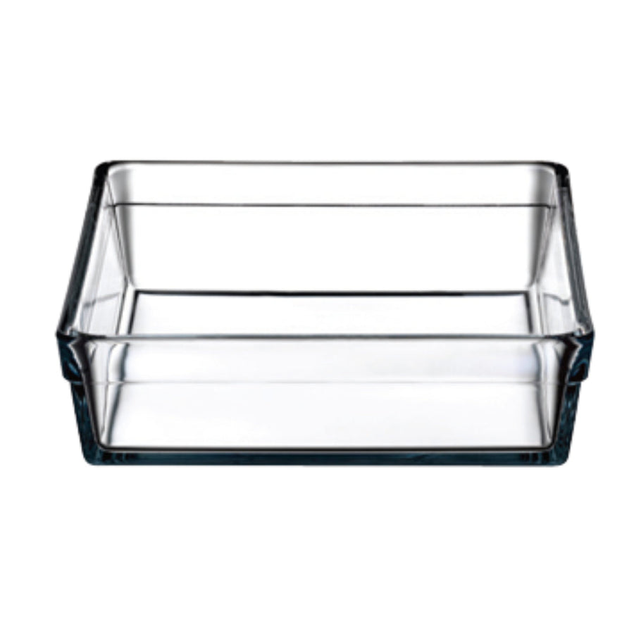 HELDENA Borcam quadratische Auflaufform 2400 ml, 24 × 23,6 cm
