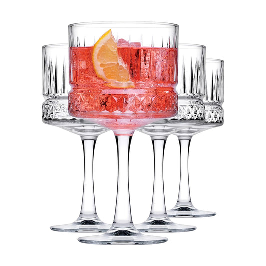 Pasabahce Elysia Cocktailglas 500 ml 4er Set elegante Cocktailgläser und Trinkgläser aus Glas