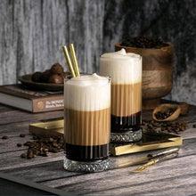 Longdrinkgläser 365 ml – 4er Set mit Facettenschliff – Produktansicht 4