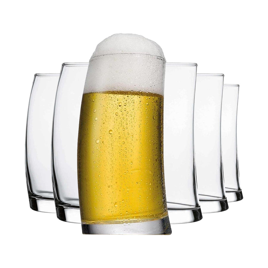 Longdrinkgläser 390 ml 6er Set transparent für Cocktails und Alltag