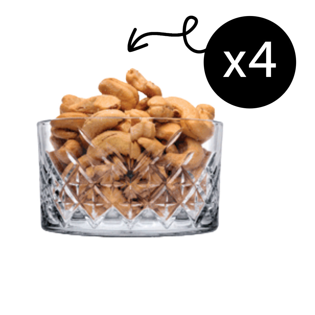 Timeless Dessertschale 210 ml Detailansicht elegantes Pressglas