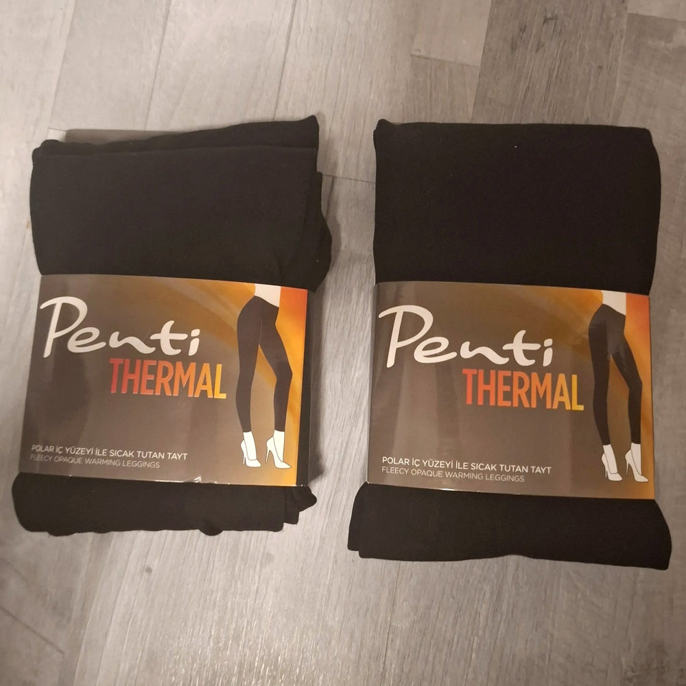 Penti Thermo-Leggings Schwarz – 2er-Set in Originalverpackung