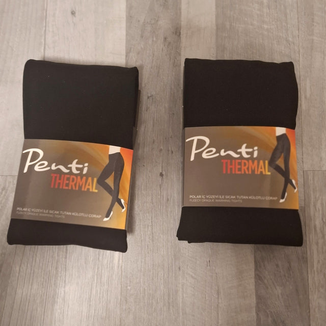 Penti Thermo-Strumpfhose Schwarz – 2er-Set in Originalverpackung