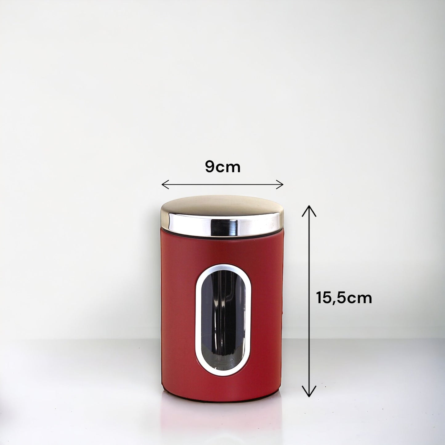 Michelino Marie Vorratsdosen Rot – 1 L / 1,5 L / 2,5 L BPA-frei | HELDENA