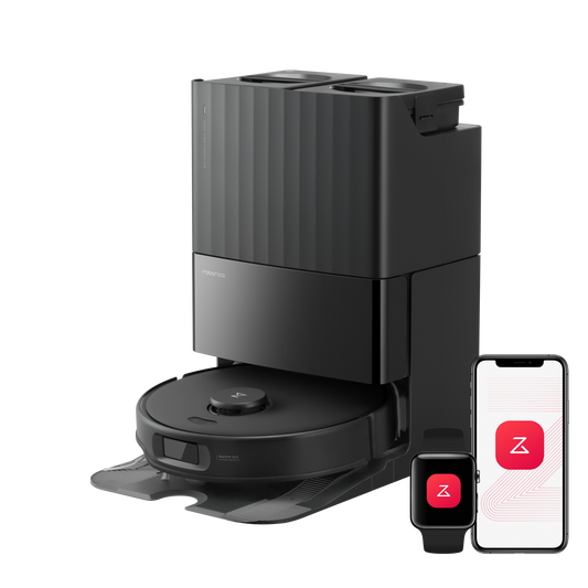 Roborock Qrevo Edge S5A Saug- und Wischroboter in Schwarz mit Dock 3.0