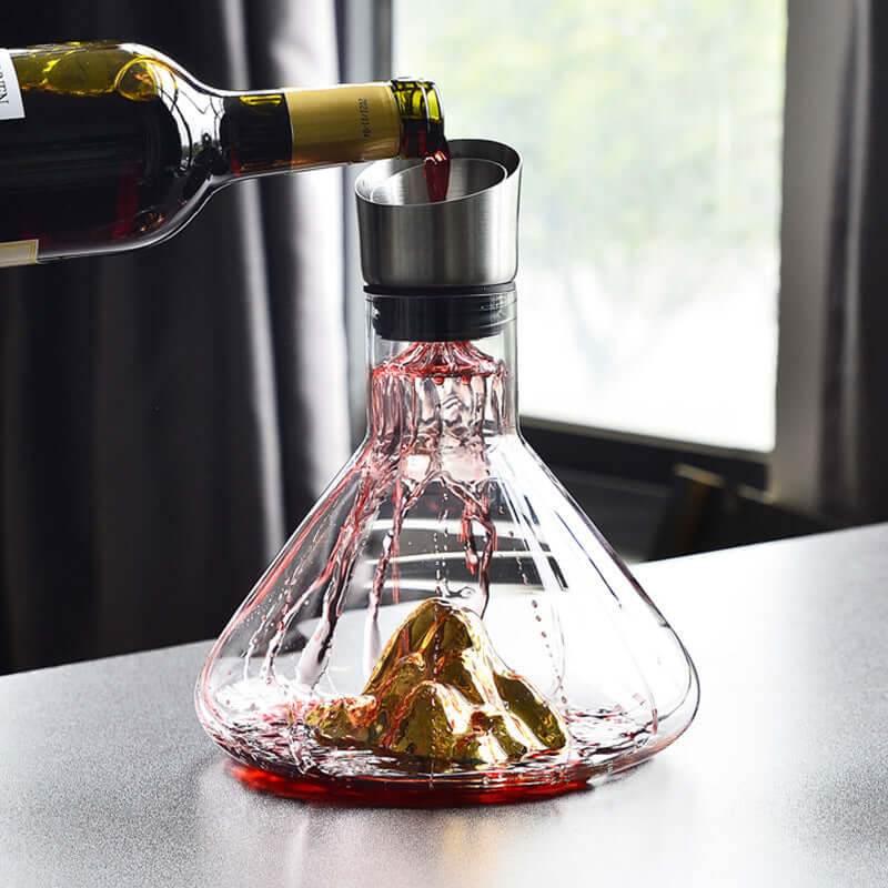 Dekanter für Rotwein und stilvolles Einschenken bei Dinnerpartys und Weinabenden
