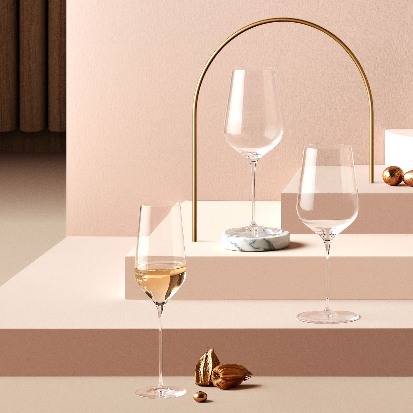 NUDE Stem Zero Weingläser 2er Set als edles Geschenk für Weinliebhaber