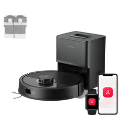 Roborock Q7 L5+ Set weißer Saugroboter mit RockDock Plus Absaugstation