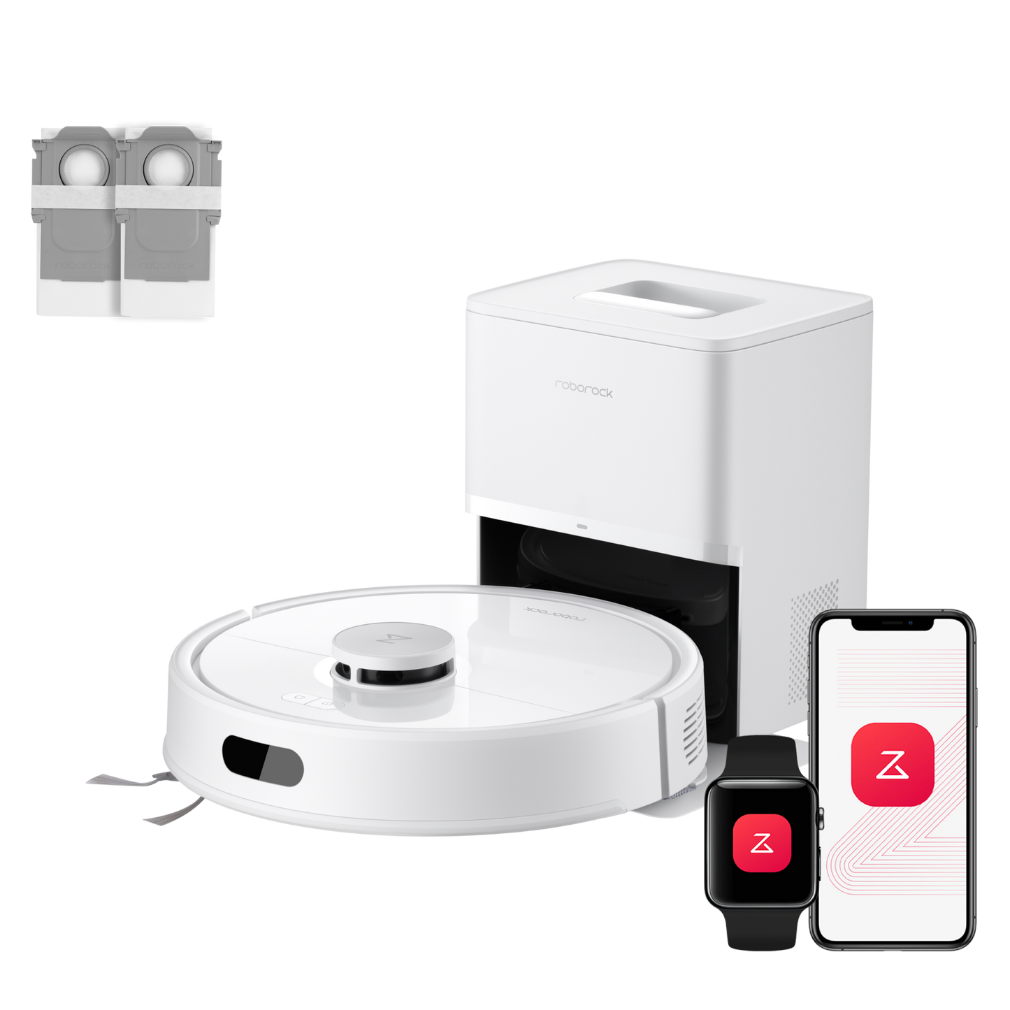Roborock Q7 L5+ Set Saug- & Wischroboter – 8.000 Pa | RockDock Plus Auto-Entleerung