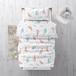 "Little Dino" Premium Kinderbettwäsche