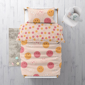 "Smileys" Premium Kinderbettwäsche