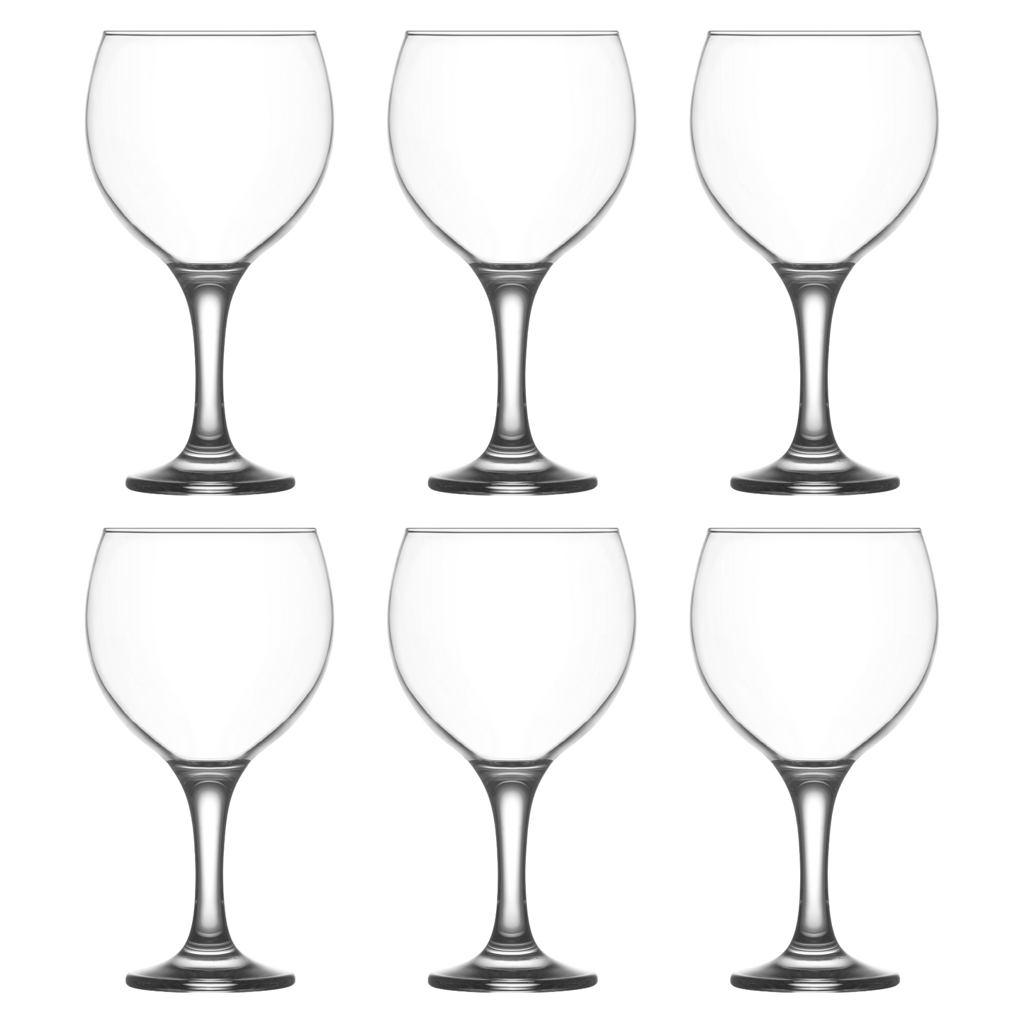 Sechs LAV Misket Gläser 645 ml stabil und vielseitig für Alltag und Gäste