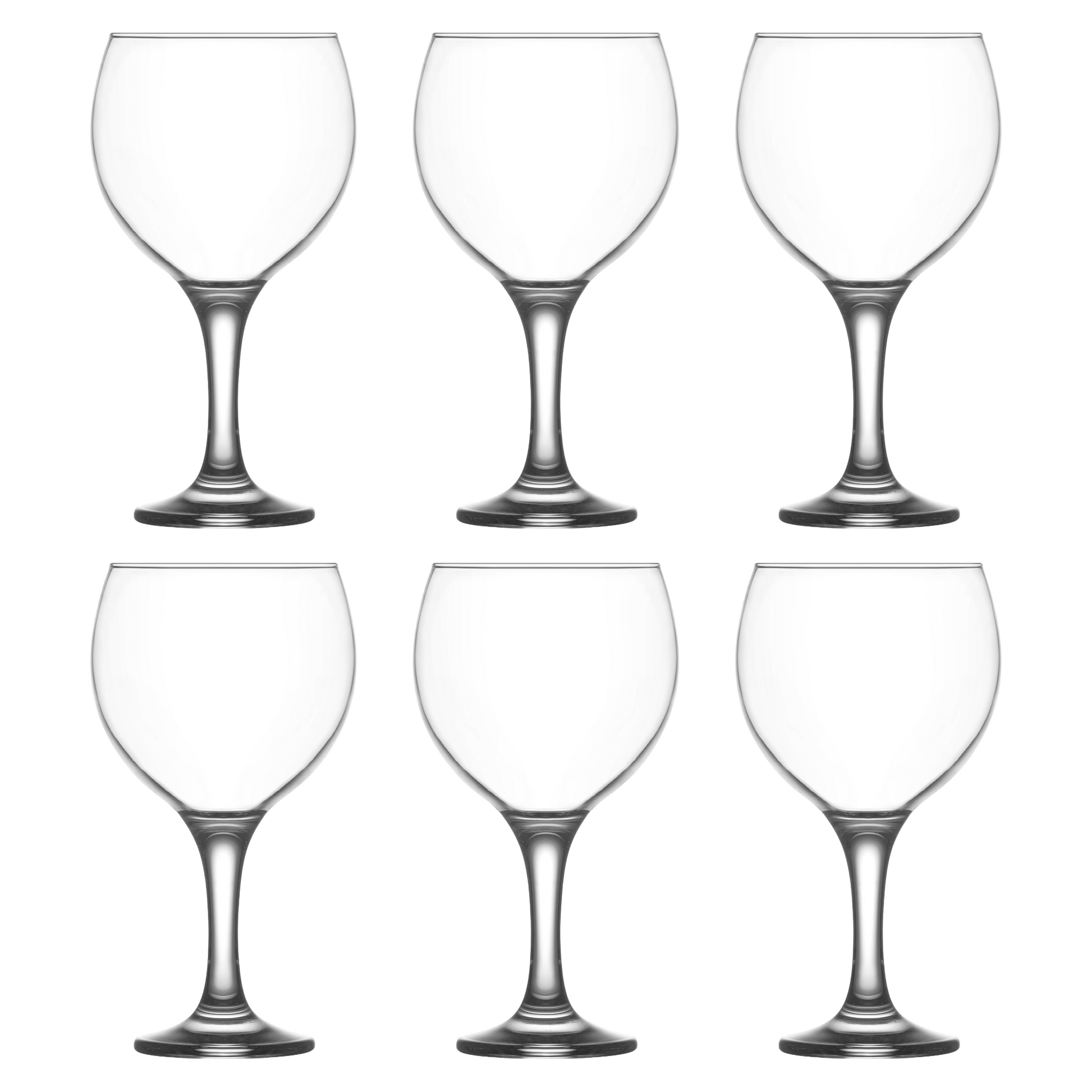 Sechs LAV Misket Gläser 645 ml stabil und vielseitig für Alltag und Gäste