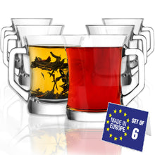 LAV Zen+ Tassen 225 ml 6er Set Teegläser aus transparentem Glas