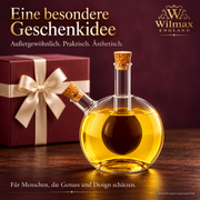 Wilmax Öl- und Essigflasche 300/60 ml Transparent Glas – Anwendungs- oder Detailansicht; Lieferumfang: 1 Stück