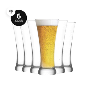 HELDENA Sorgun Cocktailgläser 380 ml – 6er Set aus Glas