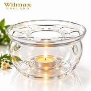 Wilmax Stövchen für Teekannen Transparent Glas – Anwendungs- oder Detailansicht; Lieferumfang: 1 Stück