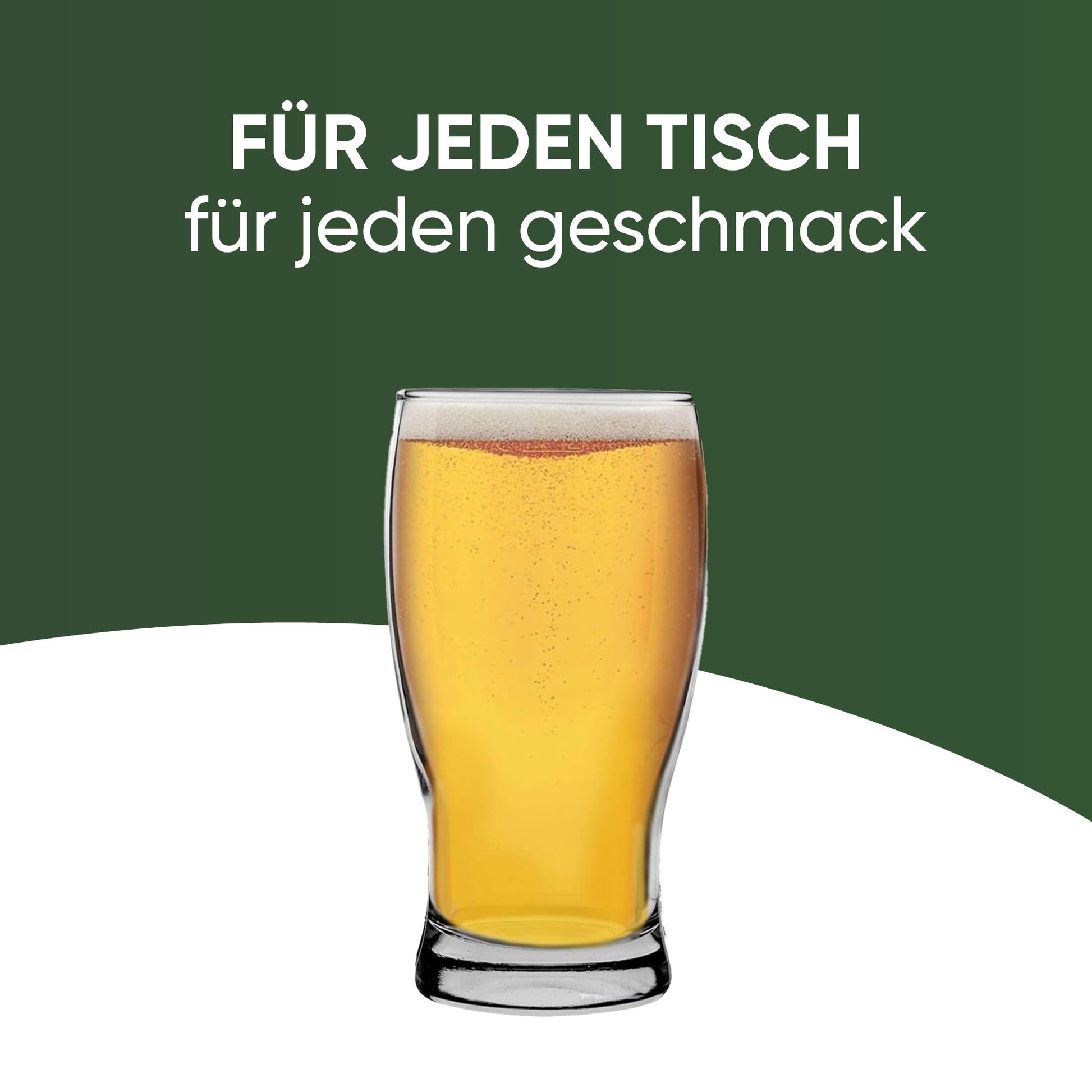 LAV Belek Bierglas Lifestyle grüner Hintergrund
