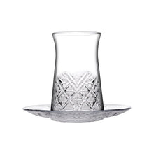 Pasabahce Timeless Teeglas 160 ml Facettenschliff zeigt Teefarbe ansprechend