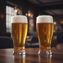 LAV Brotto Bierglas 565 ml klares Glas für Bier Radler und Softdrinks