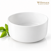 Wilmax Schale 20 cm 2630 ml Weiß Porzellan – Produktansicht; Lieferumfang: 1 Stück
