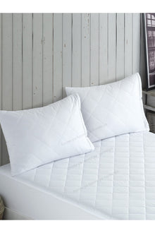 HELDENA Kissenschoner 2er-Set – Mikrofaser gesteppt mit Reißverschluss, 50×70 cm