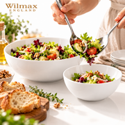 Wilmax Schale 20 cm 1700 ml 2er-Set Weiß Porzellan – Anwendungs- oder Detailansicht; Lieferumfang: 2 Stück