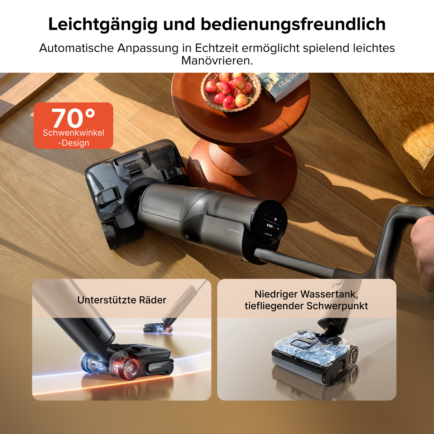 F25 ACE Pro Reinigungsmitteltank Frischwassertank 870 ml entnehmen