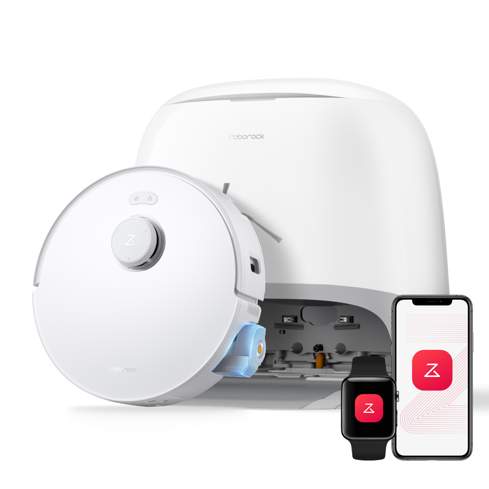 Roborock Qrevo Curv 2 Flow Saugroboter mit 20.000 Pa und Curv-Dockingstation