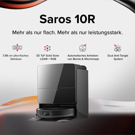 Saros 10R StarSight 2.0 Navigation 3D-ToF ohne Laserturm Frontansicht