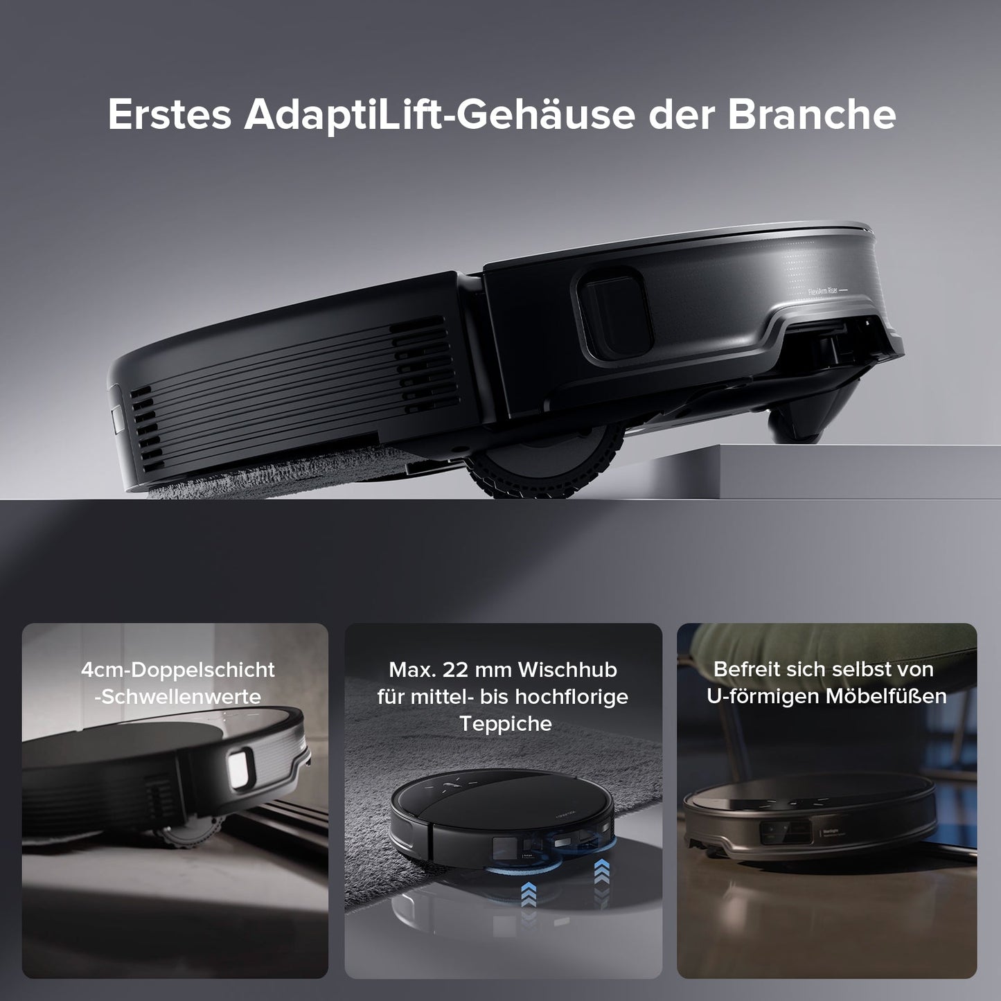 Roborock Saros 10R Saug- & Wischroboter – 20.000 Pa | StarSight 2.0 | ultraflach 7,98 cm
