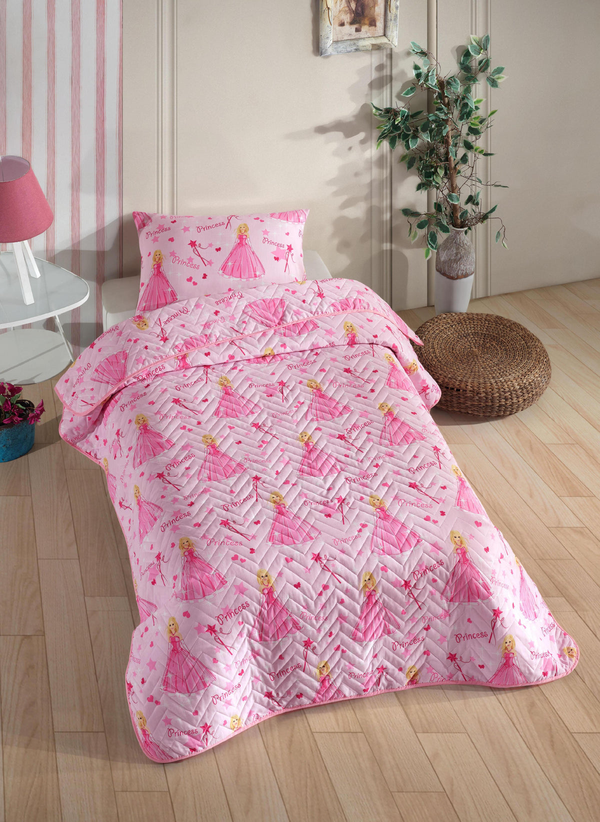 HELDENA Prinzessin-Tagesdecke 160×230 cm – Kinder & Jugendliche