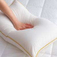 HELDENA Nano-Gel Kissen 2er-Set – 50×70 cm mit Paspelierung